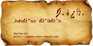 Juhász Ödön névjegykártya